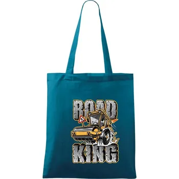 Road King válec - Taška bavlněná - 42 x 38 cm ( Petrolejová )