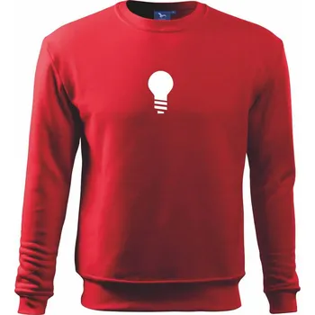 Chlapecké tričko Žárovka jednoduchá - Mikina Essential dětská - 158 cm/12 let ( Červená )