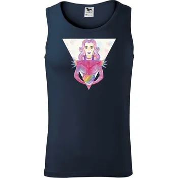 Pride múza - Tílko pánské Core - S ( Námořní modrá (velmi tmavá - téměř černá) )