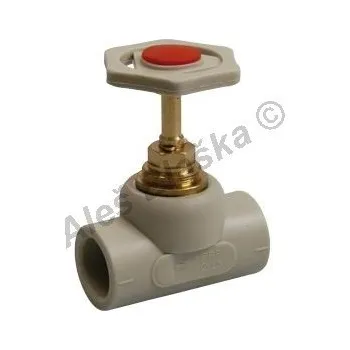 Ventil PPR ventil uzavírací s plastovým kolečkem tvarovka plastová navařovací - 25 PPR6251G