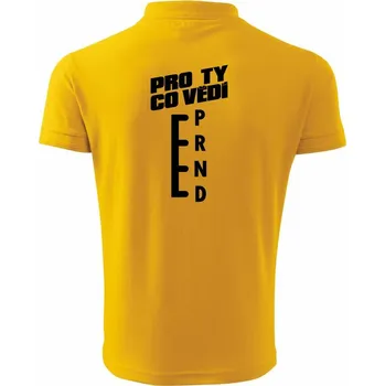 Pánská košile Automat pro ty co vědí - Polokošile pánská Pique Polo 203 - S ( Žlutá )