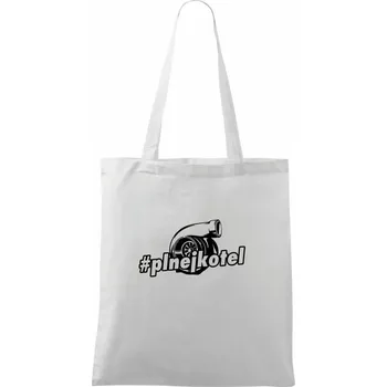 Plnej kotel - Taška bavlněná - 42 x 38 cm ( Bílá )