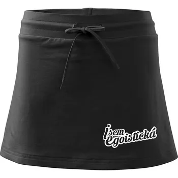 Dámská sukně Jsem egoistická - Sportovní sukně - two in one - M ( Černá )