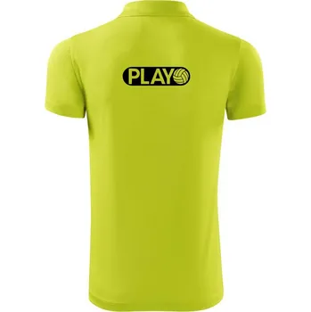 Pánská košile Voleyball mode - Polokošile Victory sportovní (dresovina) - M ( Limetková )