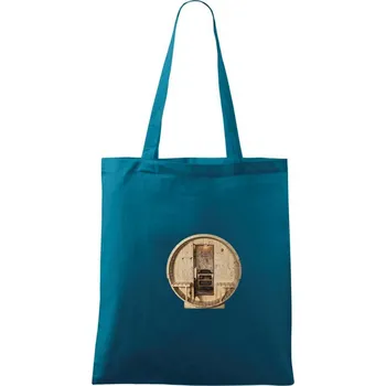 Sudová sauna - Taška bavlněná - 42 x 38 cm ( Petrolejová )