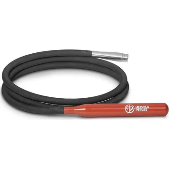 Ohebná hřídel 4 m s vibrační hlavicí 42 mm, pro mechanický vibrátor betonu AM 42/4 HERVISA PERLES (HERVISA PERLES)