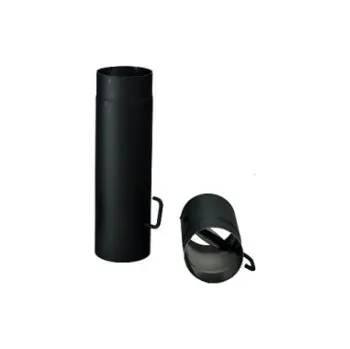 Kouřovod Kouřovod-roura kouřová 120 / 500 mm s klapkou síla 1,5mm