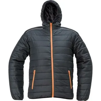 MAX VIVO LIGHT bunda černá/oranžová - v. 4XL