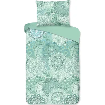 Povlečení Bonami Selection Mandala zelené 200 x 220 cm