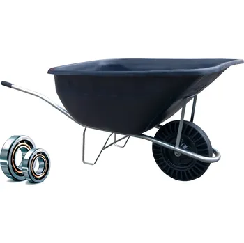 Kolečko HTI Zahradní kolečko PROFI 180l s pozinkovaným rámem bantam LOŽISKA KZLB12