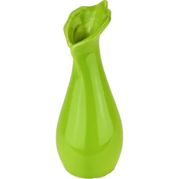 Velikonoční dekorace Keramická vázička zelená 16 cm