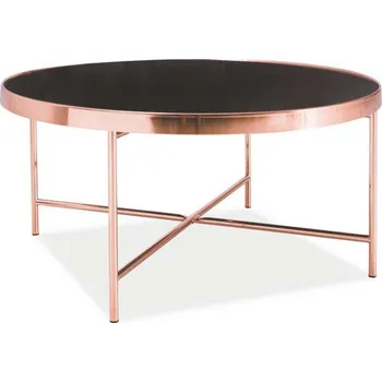 Konferenční stolek SIGNAL Konferenční stolek - GINA B, černá/měď