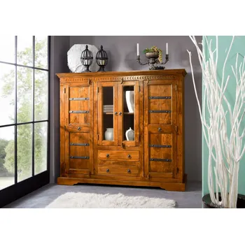 Komoda CAMBRIDGE HONEY Komoda 142x160cm, akácie