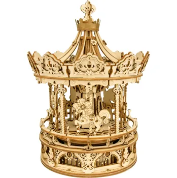 3D puzzle RoboTime Romantický kolotoč 384 dílků