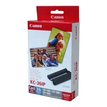Fotopapír Canon Etikety, papír, bílá, 86x54mm, 36 ks, pro termosublimační tiskárny CP-220/330, 7739A001AH