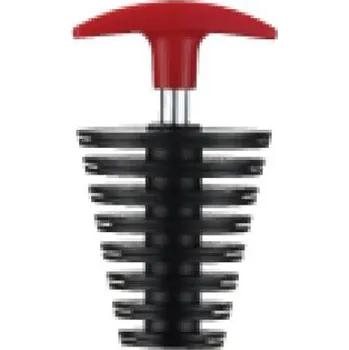 Výfuk pro motocykl Výfuková zarážka Accel MA-652 T black/red