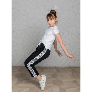 Dívčí 7/8 tepláky - Winkiki WTG 01805, černá Barva: Černá, Velikost: 152