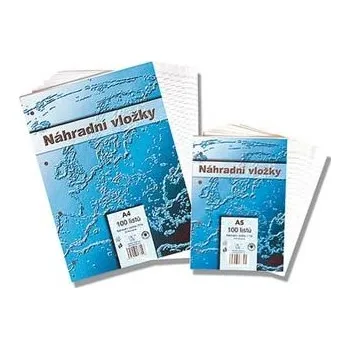 Vložka do bot Vložky do záznamníků linkované, A5, cena za 1ks