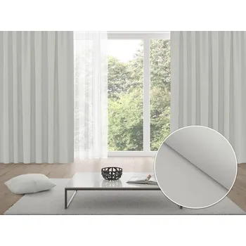 ubrus Zatemňovací závěs Blackout BKU-101 Světle šedý - šířka 140 cm 140x150 cm