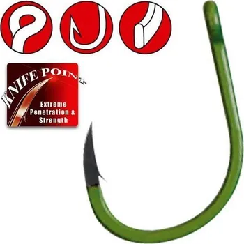 Rybářský háček Háček Gamakatsu A1 G-carp Specialist-X Camou Green vel.8