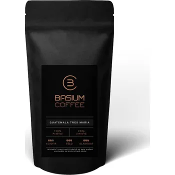 Káva Basium coffee guatemala tres maria zrnková 250g čerstvě pražená