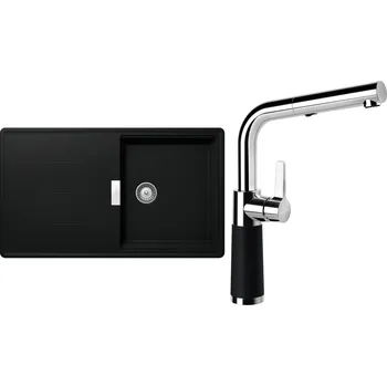 Granitový dřez Set Schock S13-7 (dřez Tia D-100 Puro + baterie SC-540.120 Puro)