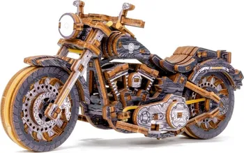 3D puzzle Wooden City Motocykl Cruiser Limitovaná edice 168 dílů
