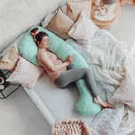 Milkie Jasmin český těhotenský a kojicí polštář Love Mint