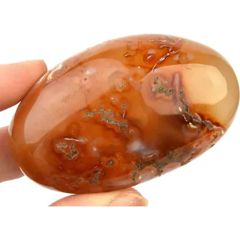 Přírodní kámen Hladký kámen karneol (128g)