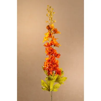 umělá květina Paramit DRY DELPHINIUM Aranžovací květina oranžová 79 cm