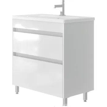 Koupelnový nábytek Lavedo Luton I. 80 White koupelnová skříňka s umyvadlem