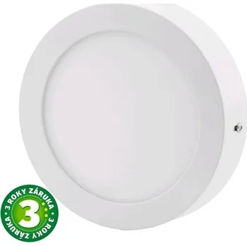 LED panel Prémiový přisazený LED panel 12W 950lm, denní, kruhový, 3 roky