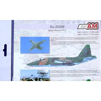 Plastikový model Advanced modeling 1/72 Decals Su-25SM Syrian Warriors Part 3
