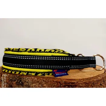 Obojek pro psa Obojek BLIZARD polostahovací ROYAL (30-35cm, žlutá-žlutá)