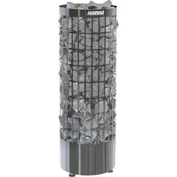 Saunová kamna HARVIA Cilindro PC90E - černá + Doprava zdarma