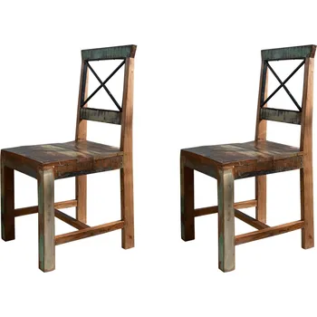 OLDTIME Židle, 2-set, lakovaný indický palisandr