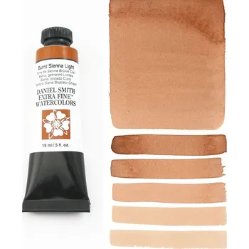 Vodová barva Akvarelová barva Daniel Smith Extra Fine, 15ml - světle hnědá Barva: 230 - Burnt Sienna Light