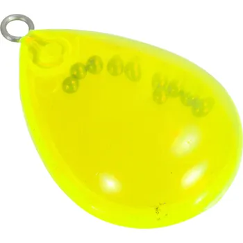Umělá nástraha Žlutá rotační lžíce s chrastítkem Aquantic (4ks)