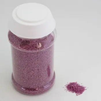 Party dekorace Dekorační písek 400 g - růžovofialový