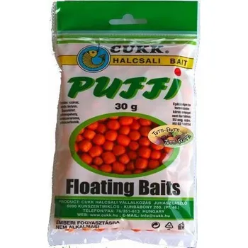 Návnadová surovina Puffi Cukk small - oranžová - Tuti Frutti