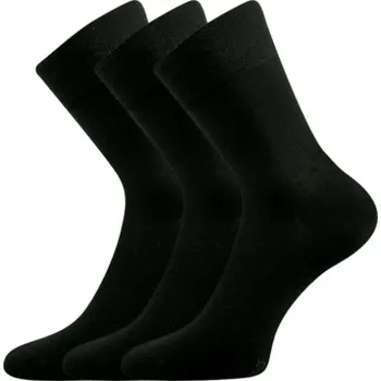 Pánské ponožky Společenské ponožky 3 kusy v balení Lonka Dypak černá Velikost: 43-46