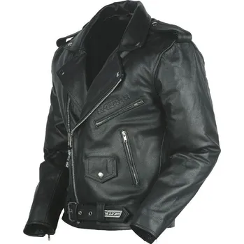 Pánská vesta Kožená bunda na motorku Nazran Chopper black vel. 7XL