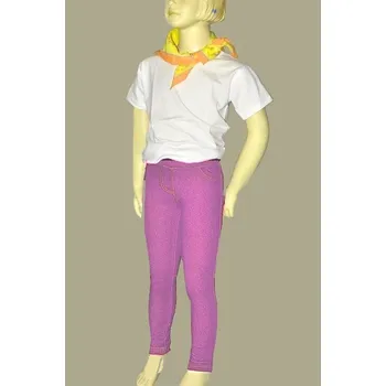 Dívčí legíny Dívčí džegíny levandulové vel.158,164