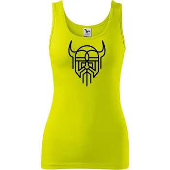 Dámské tričko Viking logo - Dámské tílko - M ( Limetková )