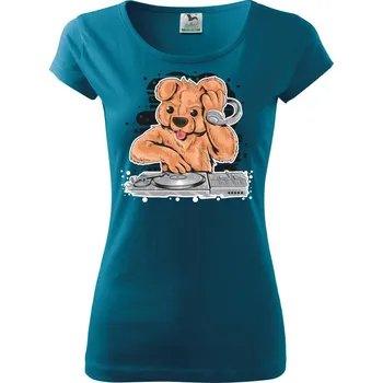 Dámské oblečení DJ Teddy - Dámské triko Pure - S ( Petrolejová )