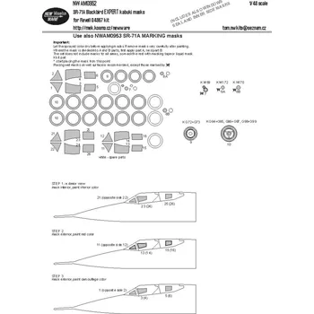 Plastikový model 1/48 Mask SR-71A Blackbird EXPERT (REV)