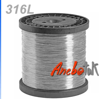 Hobby drát Drát z nerezové oceli 316L tvrdý, 0,3 mm, cívka 5 kg