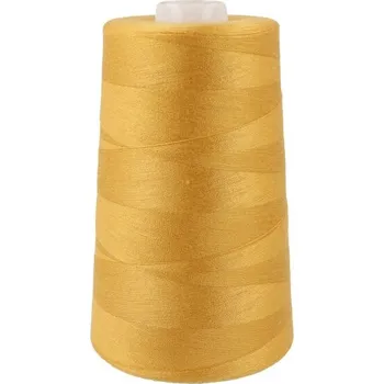 Nit Polyesterové nitě návin 5000 yards PES 40/2 BARVY, barva 151046 okrová