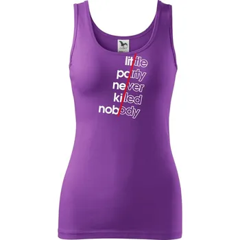 Dámské tričko Little party - Dámské tílko - 2XL ( Fialová )