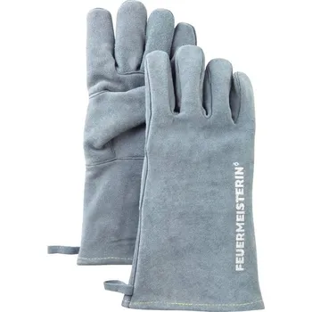 Grilovací nářadí Dámské kožené grilovací rukavice BBQ Premium - pár Feuermeister 501736G13A (Feuermeister 501736G13A Velmi kvalitní dámské žáruvzdorné grilovací rukavice)